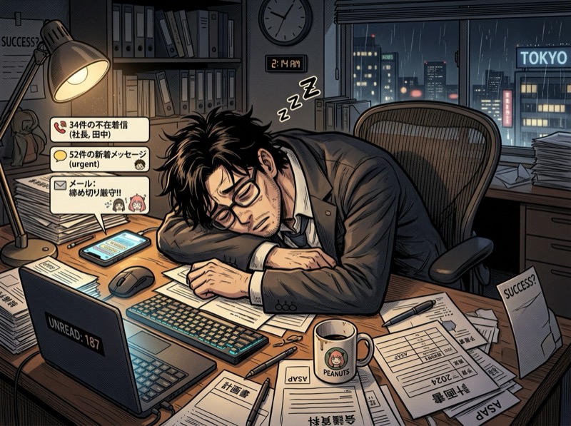 Before: 疲れ果てた日々